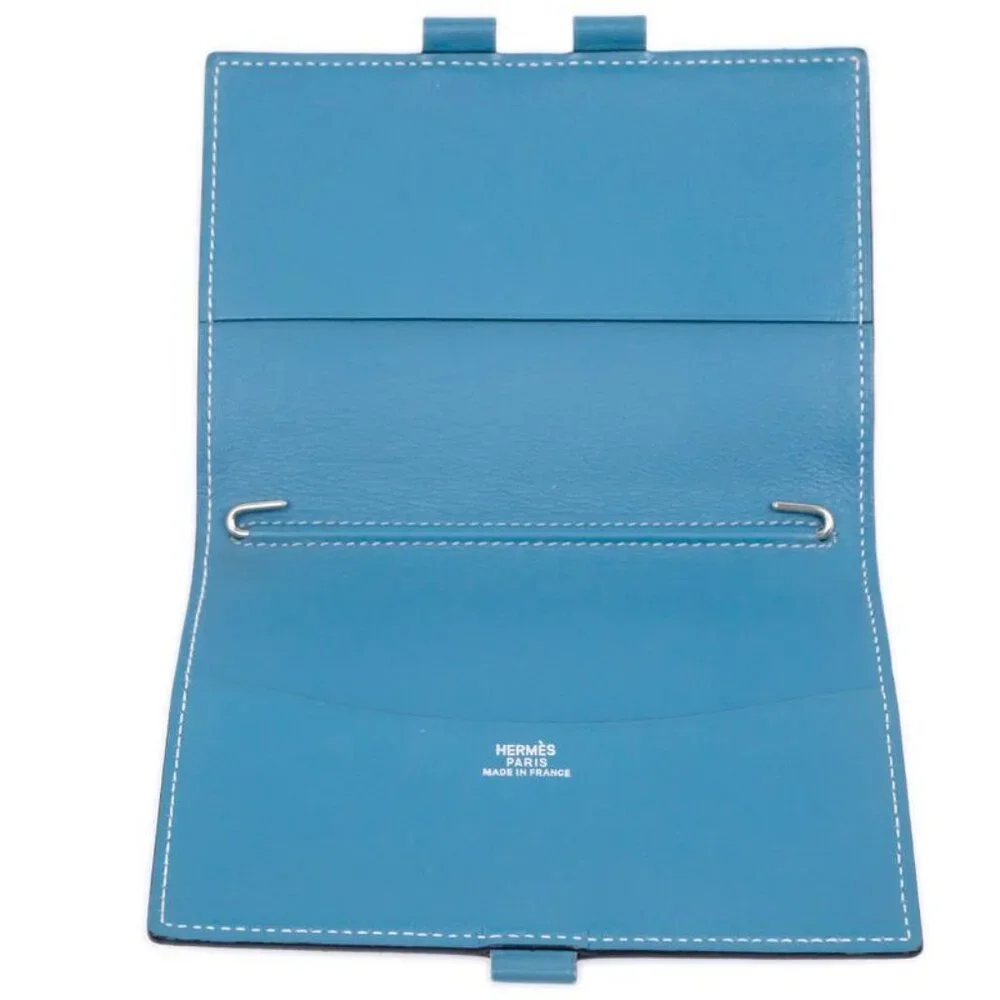 Hermes Agenda PM Blue Jean Swift Notebook Cover